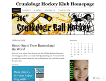 Tablet Screenshot of crunkdawgz.wordpress.com