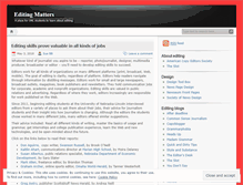 Tablet Screenshot of editingmatters.wordpress.com