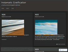 Tablet Screenshot of instamaticgratification.wordpress.com