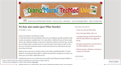 Desktop Screenshot of diariomuraltecmed.wordpress.com