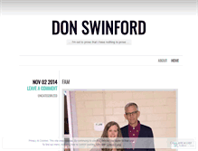 Tablet Screenshot of donswinford.wordpress.com