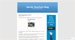 Desktop Screenshot of davidhazchem212.wordpress.com