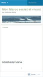 Mobile Screenshot of abdelkadermana.wordpress.com
