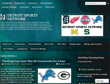 Tablet Screenshot of detroitsportszone.wordpress.com