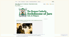Desktop Screenshot of jaroarchdiocese.wordpress.com