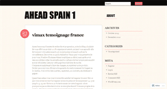 Desktop Screenshot of aheadspain1.wordpress.com