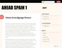 Tablet Screenshot of aheadspain1.wordpress.com