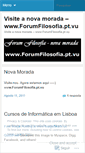Mobile Screenshot of forumfilosofia.wordpress.com