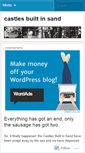 Mobile Screenshot of castlesbuiltinsand.wordpress.com