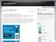 Tablet Screenshot of cecomercio.wordpress.com