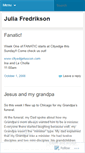 Mobile Screenshot of juliafredrikson.wordpress.com