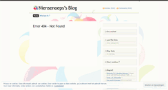 Desktop Screenshot of niensenoeps.wordpress.com