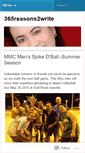 Mobile Screenshot of 365reasons2write.wordpress.com