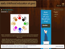 Tablet Screenshot of eceandgavc.wordpress.com