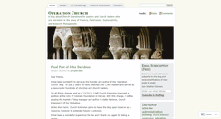Desktop Screenshot of churchoperations.wordpress.com