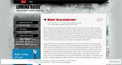 Desktop Screenshot of luminarosie.wordpress.com