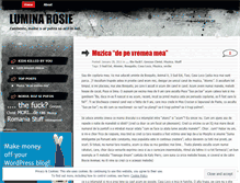 Tablet Screenshot of luminarosie.wordpress.com