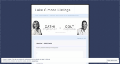 Desktop Screenshot of lakesimcoelistings.wordpress.com