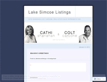 Tablet Screenshot of lakesimcoelistings.wordpress.com
