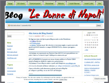 Tablet Screenshot of donnedinapoli.wordpress.com