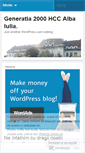 Mobile Screenshot of generatia2000hcc.wordpress.com