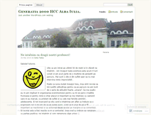 Tablet Screenshot of generatia2000hcc.wordpress.com