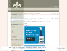 Tablet Screenshot of jimlife.wordpress.com