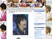 Tablet Screenshot of koreanentertaimentworld.wordpress.com