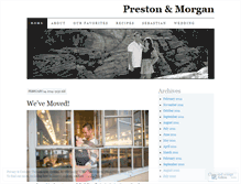 Tablet Screenshot of prestonandmorgan.wordpress.com