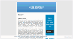 Desktop Screenshot of disorders.wordpress.com