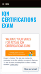 Mobile Screenshot of iqncertifications.wordpress.com