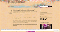 Desktop Screenshot of elsonidodelashadas.wordpress.com