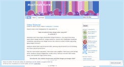 Desktop Screenshot of muslimahkorea.wordpress.com