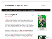 Tablet Screenshot of confessionsofapitbulladdict.wordpress.com