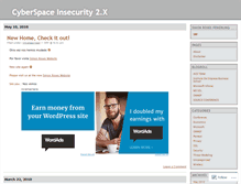 Tablet Screenshot of cyberinsec.wordpress.com