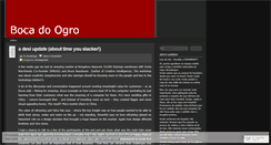 Desktop Screenshot of bocadoogro.wordpress.com