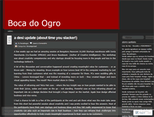Tablet Screenshot of bocadoogro.wordpress.com