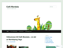 Tablet Screenshot of cafemandala.wordpress.com