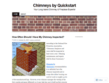 Tablet Screenshot of chimneysbyquickstart.wordpress.com