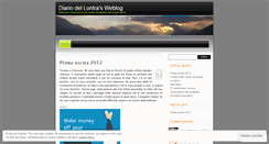 Desktop Screenshot of diariodellontra.wordpress.com