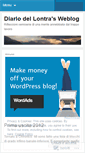 Mobile Screenshot of diariodellontra.wordpress.com