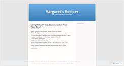 Desktop Screenshot of margaretsrecipes.wordpress.com