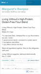 Mobile Screenshot of margaretsrecipes.wordpress.com