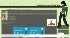 Desktop Screenshot of gardendreamsherbals.wordpress.com