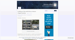 Desktop Screenshot of librarianafloat.wordpress.com