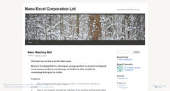 Desktop Screenshot of nanoexcelcorporation.wordpress.com