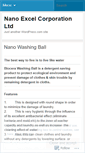 Mobile Screenshot of nanoexcelcorporation.wordpress.com