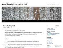 Tablet Screenshot of nanoexcelcorporation.wordpress.com