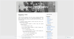 Desktop Screenshot of kirstenfamily.wordpress.com