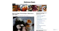 Desktop Screenshot of deliciousdawn.wordpress.com